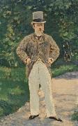 Edouard Manet Portrait de Monsieur Brun oil painting reproduction